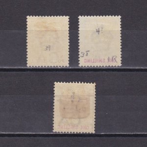 BAHAMAS 1902, SG #65-68, CV £106, Wmk Crown CA, part set, MH/Used
