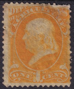 #O1 Used, Fine+, Light cancel (CV $200 - ID32480) - Joseph Luft