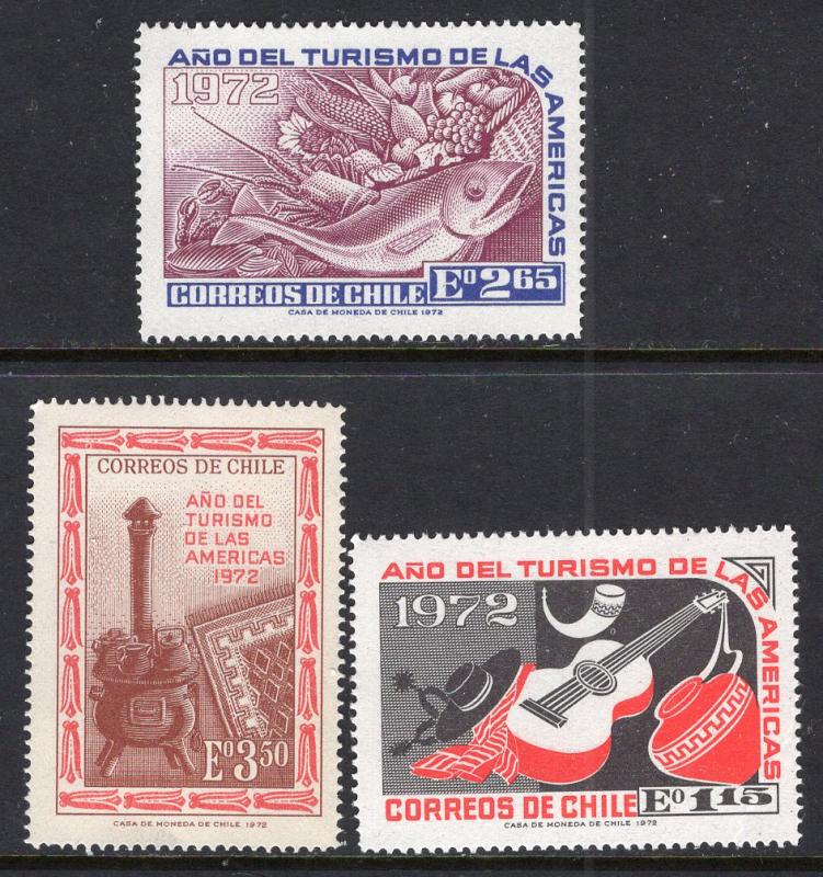 Chile 430-432 MNH VF