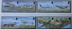 ISLE OF MAN 1997 MANX AIRCRAFT  SG747/754  MNH ..SEE SCAN