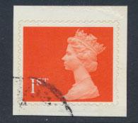 Great Britain SG 1789  Used on booklet piece