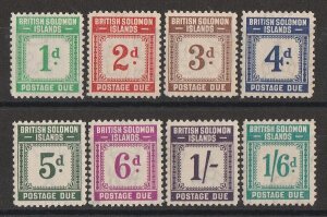 SOLOMON ISLANDS 1940 Postage Due set 1d-1/6. MNH **.