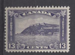 Canada #201 13c Deep Dull Lilac 1932-35 Medallion Issue Cream Gum VF-84 LH