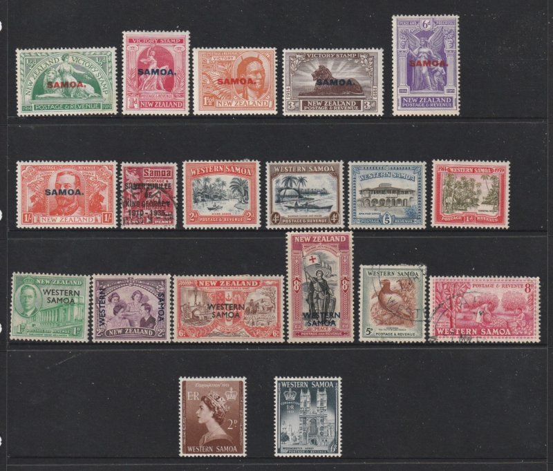 Samoa a small lot M&U pre decimal