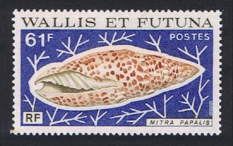 Wallis and Futuna Sea shells 1v 61f Papal Mitre SG#261 SC#192 MI#281