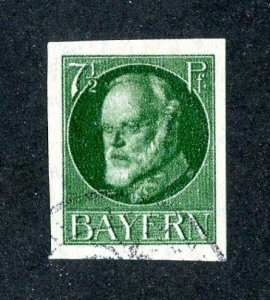 `1916 Bavaria  Sc #120 used cv.$14.50 ( 1949 WX )