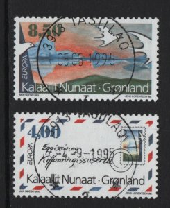 Greenland #291-292  cancelled 1995 Europa