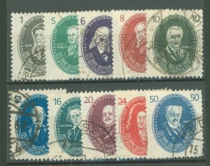 German Democratic Republic (DDR) #58-67 Used Single (Complete Set)