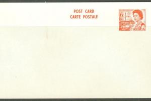 Canada - Postal Card  6c QE II   (1) Unused
