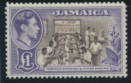 Jamaica SG 133a perf 13   Mint very Light Hinge  SC# 141   see details