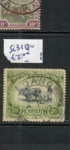 MALAYA KEDAH (P2612B)  20C COW  SG 31   VFU 