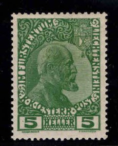 LIECHTENSTEIN Scott 1 MH* Nicely centered  Prince Johann II stamp CV$42.50