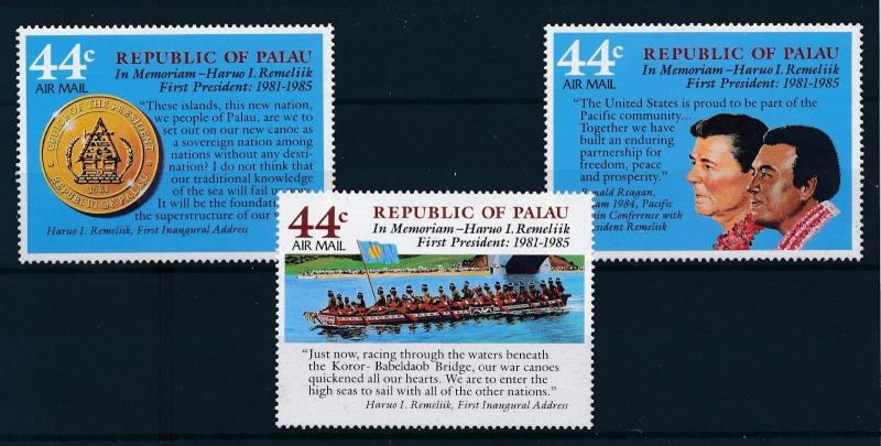 [75124] Palau 1986 In Memorian First President  MNH