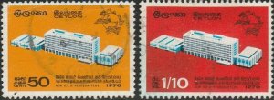 Ceylon,#444-445 Used From 1970