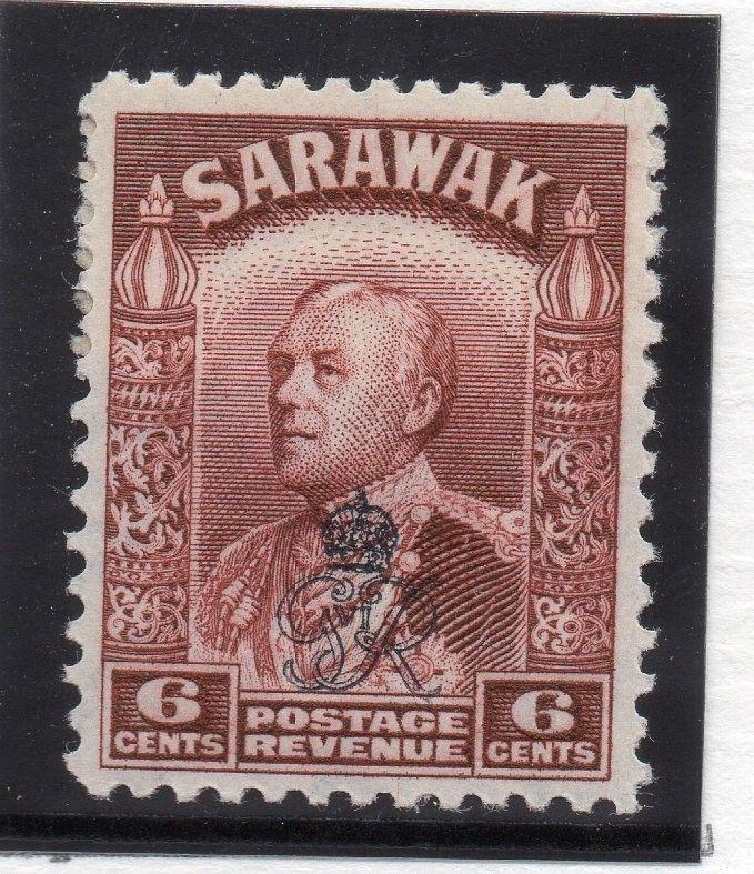 Sarawak 1947 Early Issue Fine Mint MNH 6c. Optd  029762