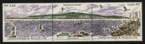 1991 St Pierre and Miquelon 623-624strip Natural heritage 8,50 €