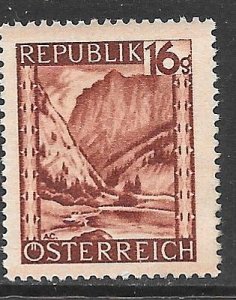 Austria 463: 16g Gesause Valley, unused, NG, F-VF