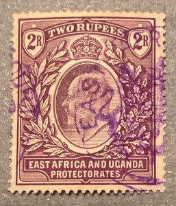 East Africa and Uganda Protectorates 26 - 1904 King Edward VII KEVII Stamp, Used