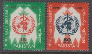 Pakistan 251-252 WHO MNH VF