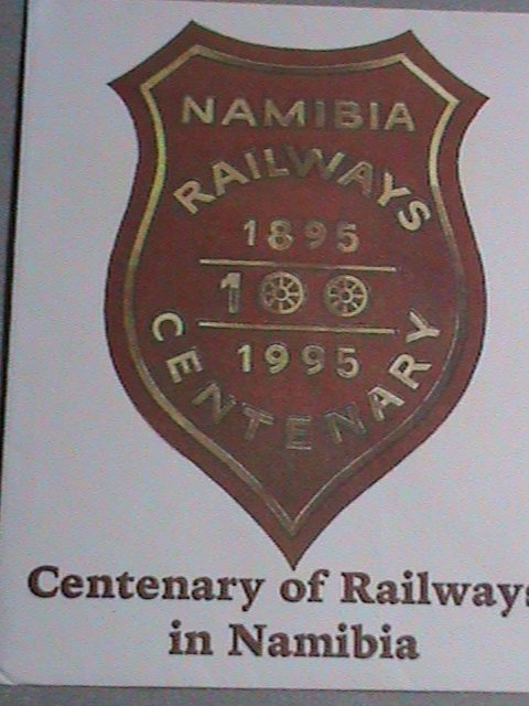 NAMIBIA- 1995 COVER :CENTENARY OF RAILWAYS- COMPLETE SET OF STAMP  FDC