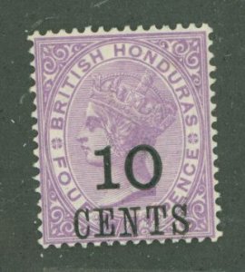 British Honduras #30 Unused Single