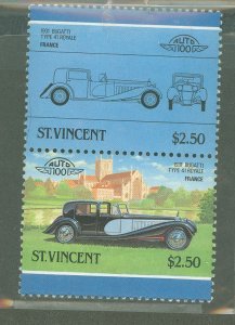 St. Vincent #911 Unused Single (Automobile)