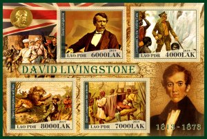 Stamps.  David Livingstone  2019 year 1+1 sheets perforated