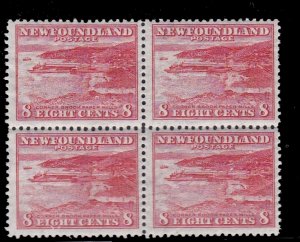 Newfoundland 259, MNH Block of 4