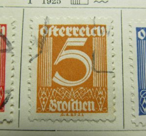 Osterreich Austria 1925 5g Fine Used A5P25F62-