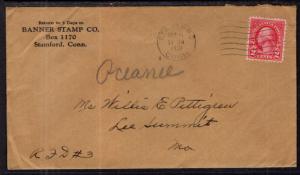 US Banner Stamp Co,Stamford,CT 1931 Cover