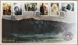 NZ 2003 LOTR The Return of The King Cover CTO World Premiere Date Stamp