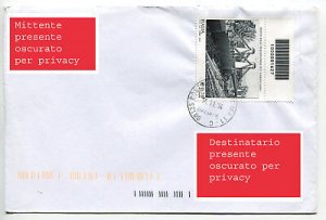 Ponte Real Ferdinando sul Garigliano with barcode isolated on cover