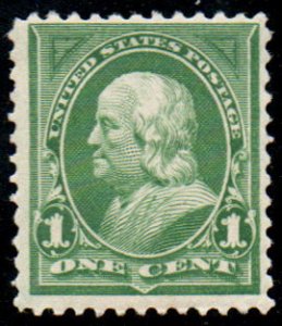 US #279 SCV $25.00  VF mint never hinged, strong color,  fresh stamp,  CHOICE...