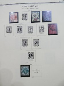 EDW1949SELL : GREAT BRITAIN Mint & Used collection on album pages. 