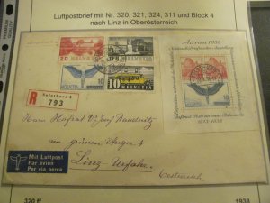 SWITZERLAND 1938 SS ON COVER SC 242 VF  (188)