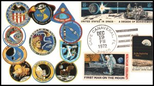 US Apollo XVII Mission 1972 Space Cover