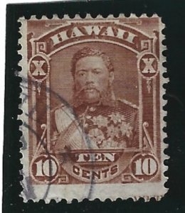 HAWAII Scott #44 Used 10c  2019 CV $11.00