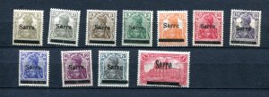 Germany SAARGEBIET Accumulation 1920   Saare Overprint MNH/MH 7932