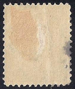 379 6 cents Washington, Red Orange Stamp used F-VF