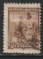 1899 Argentina - Sc 122 - used VF - single - Allegory, Liberty Sealed