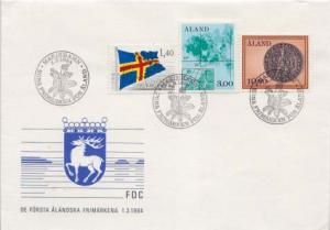 First Day Cover, Flags, Maps