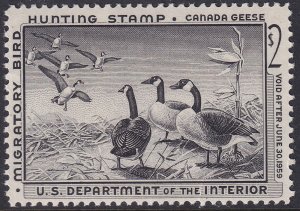 Sc# RW25 U.S. 1958 Federal Duck Stamp $2.00 MNH CV $85.00