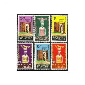 Togo 422-427,427a,MNH.Michel 340-345,Bl.8. Independence 2nd Ann. 1962. Monument.
