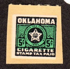 Oklahoma State Revenue, Cigarettes SRS # C34a MNH Lot 230719 -03