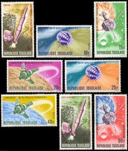 Togo 593-598,C65-C66, MNH, French Achievements in Space Exploration