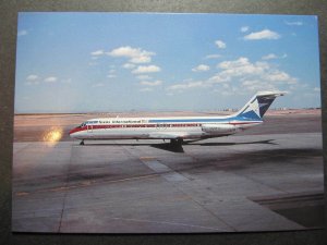 10077 Aviation Postcard Texas International Airlines Douglas DC-9-32-