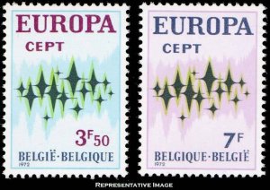 Belgium Scott 825-826 Mint never hinged.