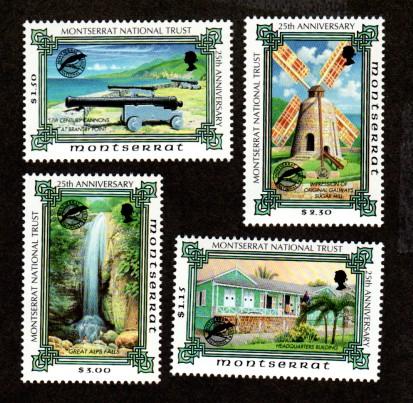 Montserrat 878-881 Mint NH MNH National Trust