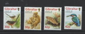 Gibraltar #794-97  (1999 Europa Nature Reserves set) VFMNH CV $6.80