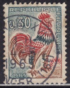 France 1024b Gallic Cock 1965